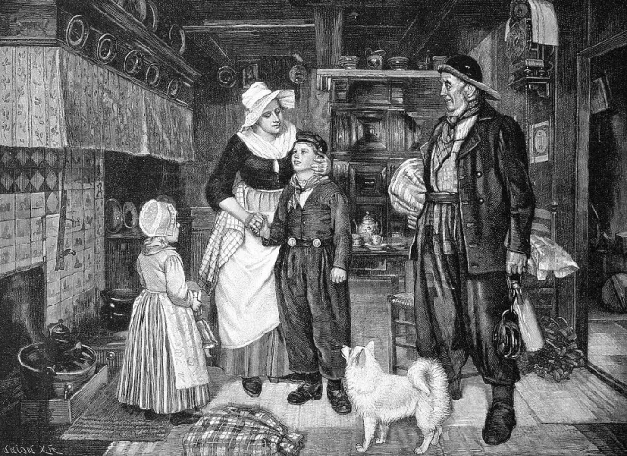 Framed Print : Young sailor in front of the first departure
