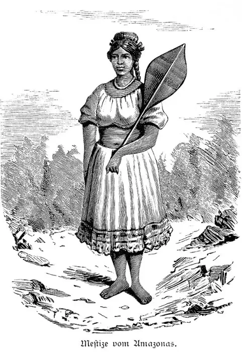 Framed Print : Young woman, mestizo, mixed-race
