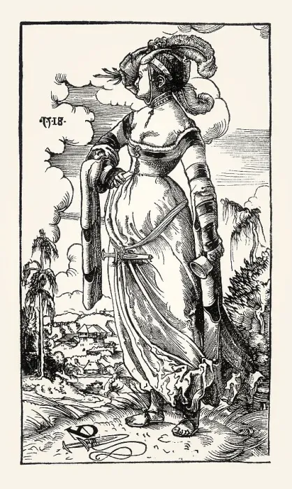 Framed Print : Young woman, series of foolish virgins Framed Print : Young woman, series of foolish virgins