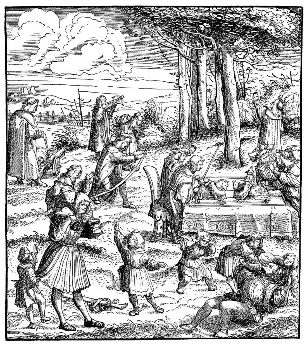 Framed Print : Youth Games, the young Maximilian with his players