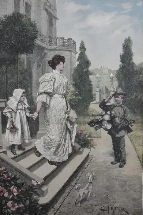 Framed Print : Youthful hawker, pedlar Framed Print : Youthful hawker, pedlar