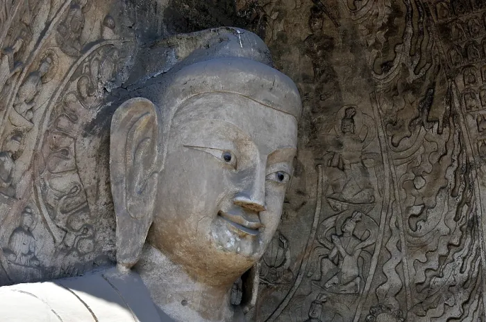 Framed Print : Yungang grottoes, buddha statue, china Framed Print : Yungang grottoes, buddha statue, china