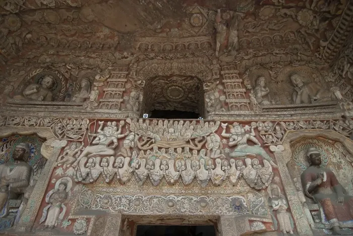 Framed Print : Yungang Grottoes, early Buddhist cave temples Framed Print : Yungang Grottoes, early Buddhist cave temples