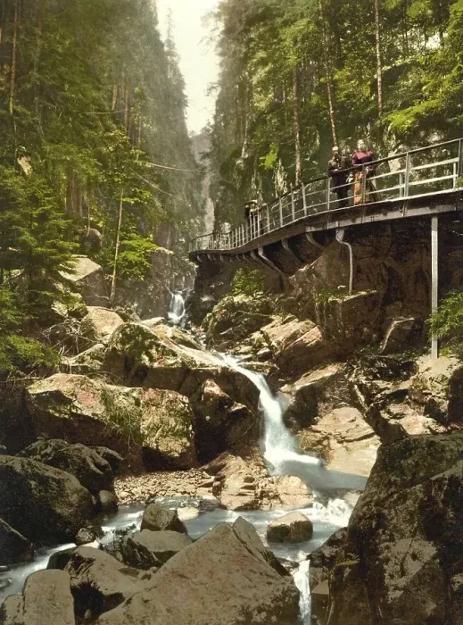 Framed Print : The Zackelklamm in the KrkonoTe Mountains