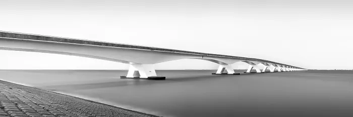 Framed Print : Zeeland Bridge, Oosterschelde, Netherlands Framed Print : Zeeland Bridge, Oosterschelde, Netherlands