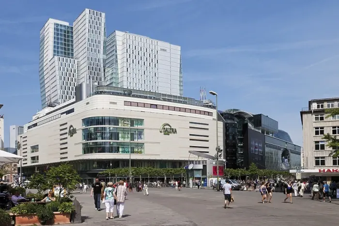 Framed Print : My Zeil shopping mall and Nextower