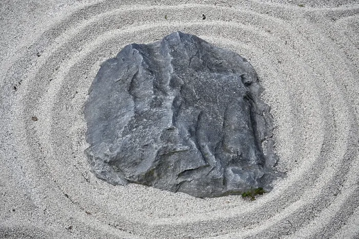 Framed Print : Zen garden Framed Print : Zen garden