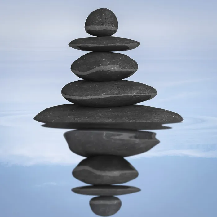 Framed Print : Zen stones balance concept isolated on white Framed Print : Zen stones balance concept isolated on white