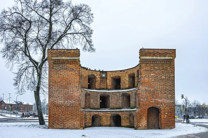 Framed Print : The Zingel, a medieval fortification situated in front of the Friedlander Tor gate Framed Print : The Zingel, a medieval fortification situated in front of the Friedlander Tor gate