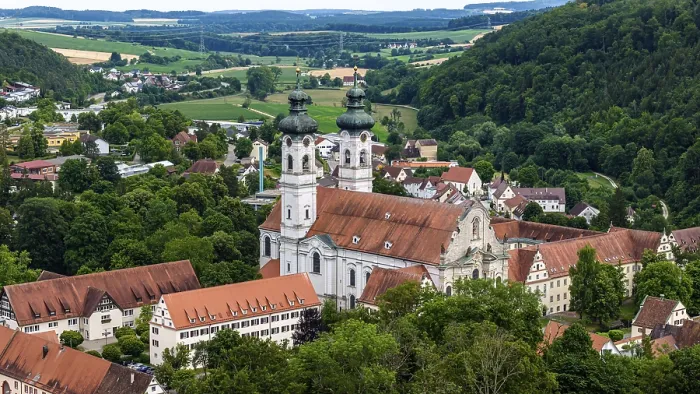 Framed Print : Zwiefalten Monastery, former Benedictine abbey