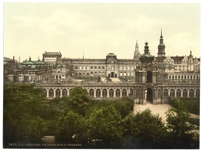 Framed Print : Zwinger and Old Town of Dresden Framed Print : Zwinger and Old Town of Dresden