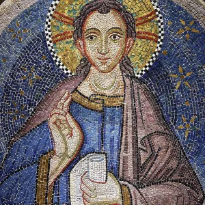 14th Century Mosaic of Jesus Christ Emmanuel 14th Century Mosaic of Jesus Christ Emmanuel