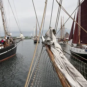 On 19 May 2012 - Rum Regatta in Flensburg - International meeting of historic sailing commercial vessels - Museumshafen On 19 May 2012 - Rum Regatta in Flensburg - International meeting of historic sailing commercial vessels - Museumshafen