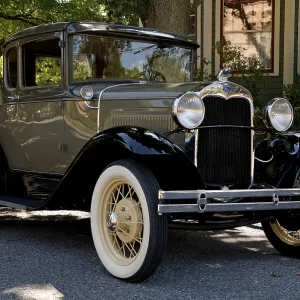 1930 Ford at a Classic Car Show in Belvidere