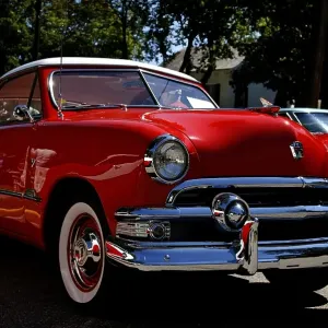 1951 Ford at a Classic Car Show Print, Belvidere, New Jersey