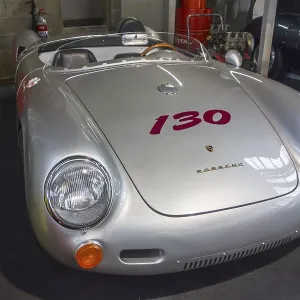 1953 Porsche 550 Spyder, German vintage racing sports car at Autoworld 1953 Porsche 550 Spyder, German vintage racing sports car at Autoworld