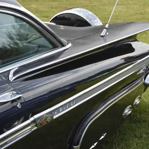 1959 Vintage Chevrolet with rear wing and spare wheel