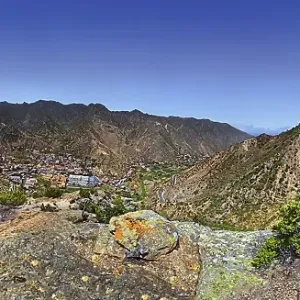 360° panorama of the striking volcanic vent Roque El Cano 360° panorama of the striking volcanic vent Roque El Cano