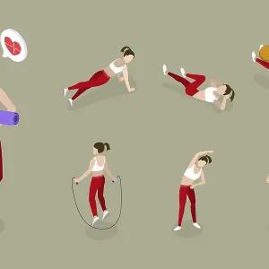 Yoga Exercises Print: Physical and Spiritual Practice