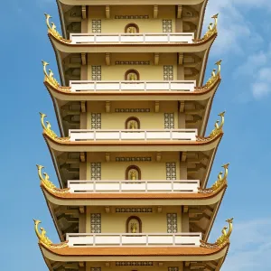 7-story Pagoda at Vinh Trang Temple 7-story Pagoda at Vinh Trang Temple
