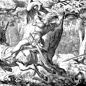 Absalom's end after losing battle