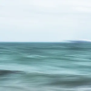 Abstract Ocean Waves Print - Intentional Camera Movement