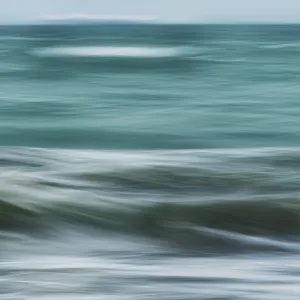 Abstract Ocean Waves Print - Intentional Camera Movement