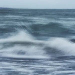 Abstract Ocean Waves Print - Intentional Camera Movement