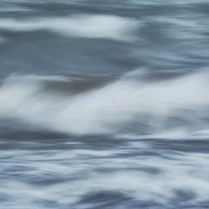 Abstract Ocean Waves Print - Intentional Camera Movement