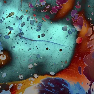 Abstract marbling art patterns in paint as background Abstract marbling art patterns in paint as background
