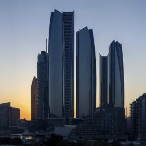 Abu Dhabi Waterfront Print - UAE Coastal Panorama