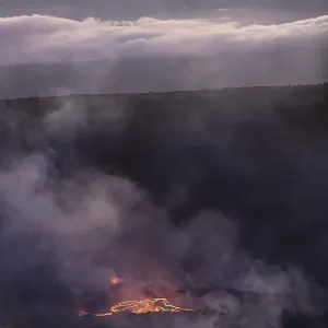 Active eruption, Kilauea volcano Active eruption, Kilauea volcano