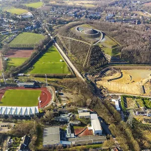 Aerial photograph, Lohrheide stadium Aerial photograph, Lohrheide stadium