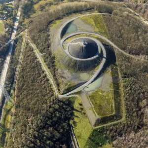 Aerial photograph, Rheinelbe slagheap Aerial photograph, Rheinelbe slagheap