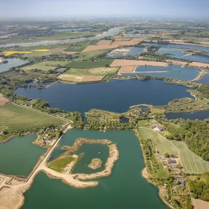 Aerial photograph, Wat Ley nature reserve