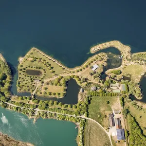 Aerial photograph, Wat Ley nature reserve