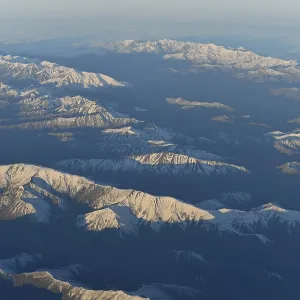 Aerial of the Southern Alps, New Zealand, Oceania Aerial of the Southern Alps, New Zealand, Oceania
