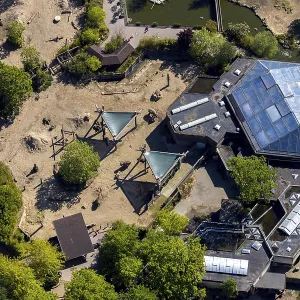 Aerial view, all-weather zoo Munster Aerial view, all-weather zoo Munster