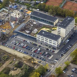 Aerial view, Kaiserquartier Herne