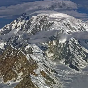 Aerial view of Mount Logan, 5959 m