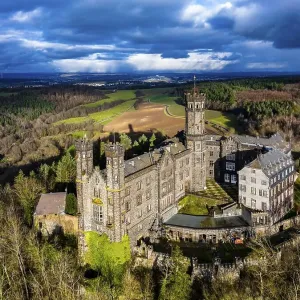 Aerial view, Schaumburg Castle