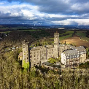 Aerial view, Schaumburg Castle