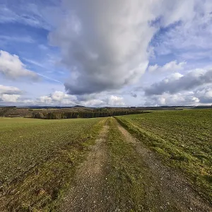 Agriculture, fields, hilly landscape Agriculture, fields, hilly landscape