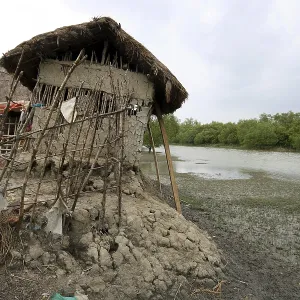 Aila cyclone in Sunderban, West bengal, India 2009