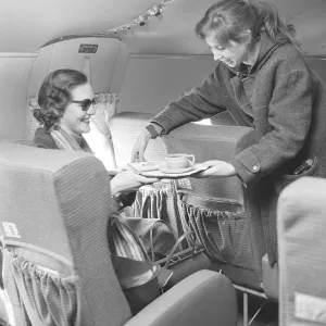 Airline travelling in the 1950s