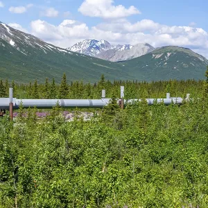 Alaska Pipeline Oil Pipeline, Alaska Range