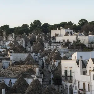 Alberobello Trulli Houses captured during sunrise hours