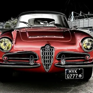 Alfa Romeo Giulietta Spider 1600 Veloce Print Alfa Romeo Giulietta Spider 1600 Veloce Print