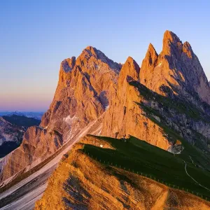 Alpenglow, Fermeda Towers, Geisler Peaks