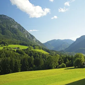 Alpine landscape near Ruhpolding in Bavaria Alpine landscape near Ruhpolding in Bavaria